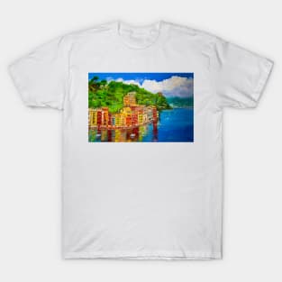 Portofino. Lake at the foot of the Alps T-Shirt